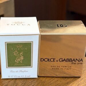 YOU PICK Dolce & Gabbana The One OR Tocca Florence 5ML